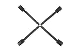 SPORTSHEETS Velvet Noir Adjustable Hog Tie & Cuff Set - BONDAGE - TOYS