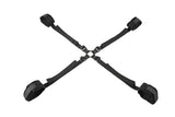 SPORTSHEETS Velvet Noir Adjustable Hog Tie & Cuff Set - BONDAGE - TOYS