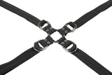 SPORTSHEETS Velvet Noir Adjustable Hog Tie & Cuff Set - BONDAGE - TOYS