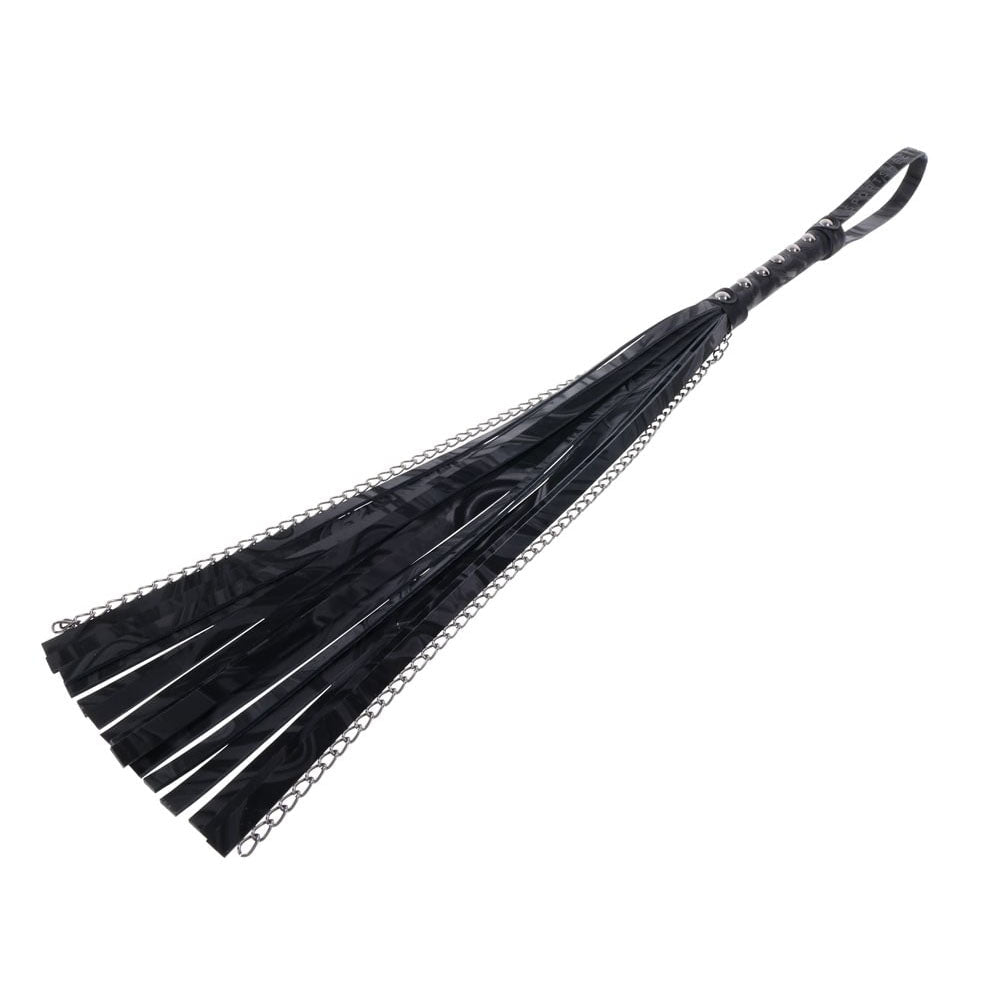SPORTSHEETS Velvet Noir Chain Flogger - BONDAGE - TOYS