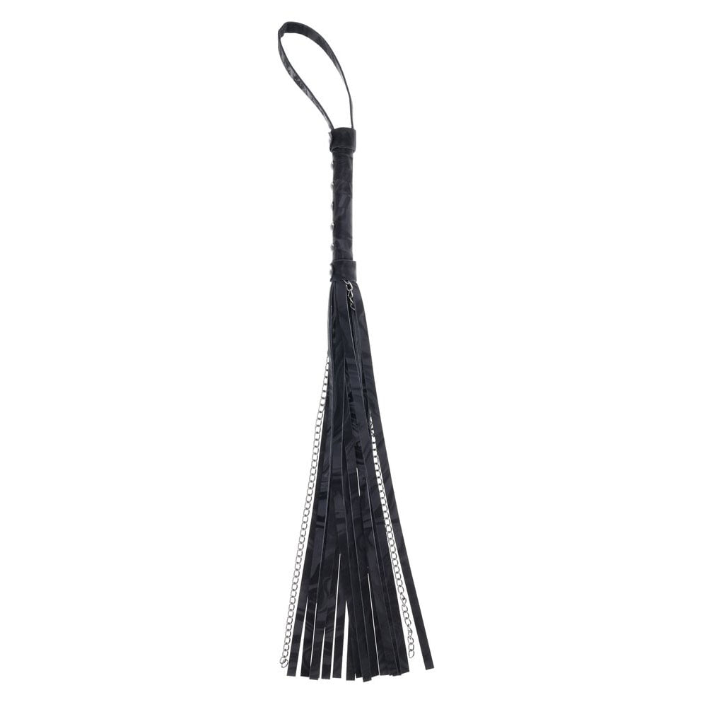 SPORTSHEETS Velvet Noir Chain Flogger - BONDAGE - TOYS