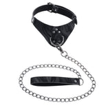 SPORTSHEETS Velvet Noir Collar & Leash - BONDAGE - TOYS