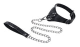 SPORTSHEETS Velvet Noir Collar & Leash - BONDAGE - TOYS