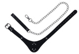 SPORTSHEETS Velvet Noir Collar & Leash - BONDAGE - TOYS