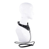 SPORTSHEETS Velvet Noir Collar & Leash - BONDAGE - TOYS