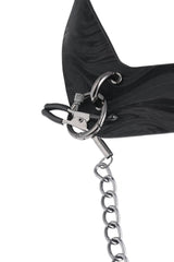 SPORTSHEETS Velvet Noir Collar & Removable Clamps - BONDAGE - TOYS