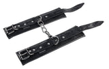 SPORTSHEETS Velvet Noir Handcuffs - Black - BONDAGE - TOYS