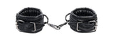 SPORTSHEETS Velvet Noir Handcuffs - Black - BONDAGE - TOYS