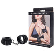 SPORTSHEETS Velvet Noir Handcuffs - Black - BONDAGE - TOYS