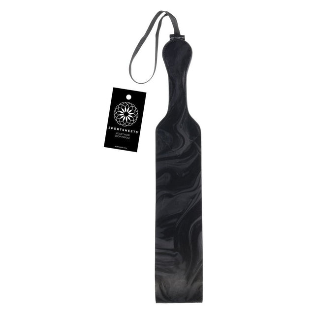 SPORTSHEETS Velvet Noir Loop Paddle - BONDAGE - TOYS
