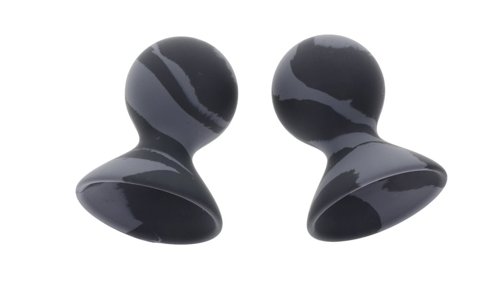 SPORTSHEETS Velvet Noir Silicone Nipple Suckers - Set of 2 - BONDAGE - TOYS