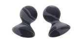 SPORTSHEETS Velvet Noir Silicone Nipple Suckers - Set of 2 - BONDAGE - TOYS