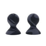 SPORTSHEETS Velvet Noir Silicone Nipple Suckers - Set of 2 - BONDAGE - TOYS