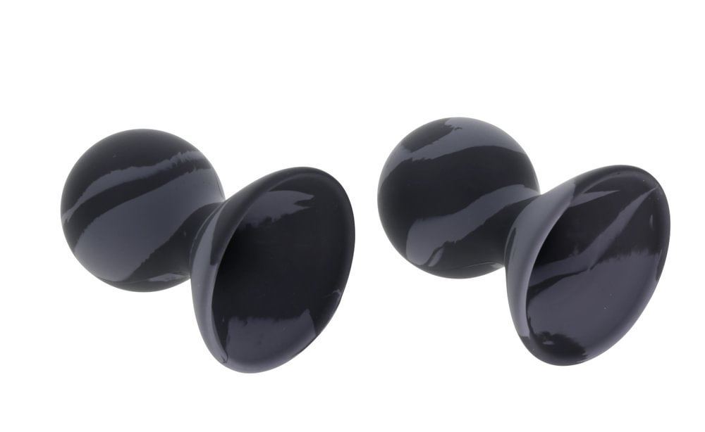 SPORTSHEETS Velvet Noir Silicone Nipple Suckers - Set of 2 - BONDAGE - TOYS