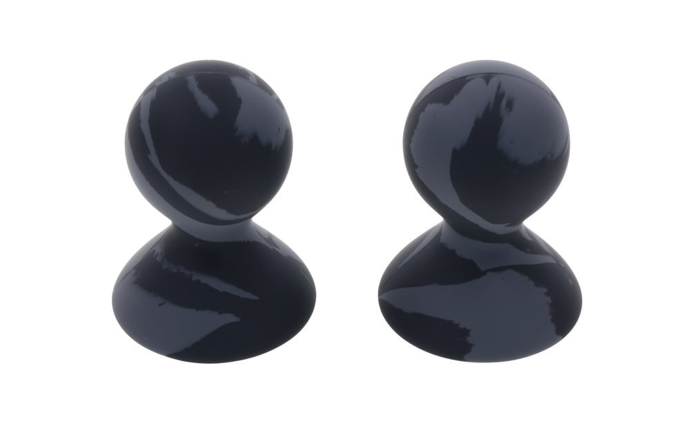 SPORTSHEETS Velvet Noir Silicone Nipple Suckers - Set of 2 - BONDAGE - TOYS