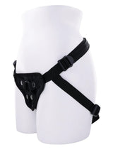 SPORTSHEETS Velvet Noir Strap On - Adjustable Harness - STRAP - ONS