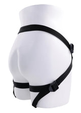 SPORTSHEETS Velvet Noir Strap On - Adjustable Harness - STRAP - ONS