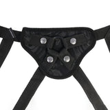 SPORTSHEETS Velvet Noir Strap On - Adjustable Harness - STRAP - ONS