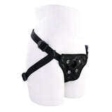 SPORTSHEETS Velvet Noir Strap On - Adjustable Harness - STRAP - ONS