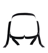 SPORTSHEETS Velvet Noir Strap On - Adjustable Harness - STRAP - ONS