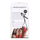 SPORTSHEETS Velvet Noir Tuggable Nipple Clamps - BONDAGE - TOYS
