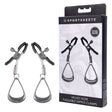 SPORTSHEETS Velvet Noir Tuggable Nipple Clamps - BONDAGE - TOYS