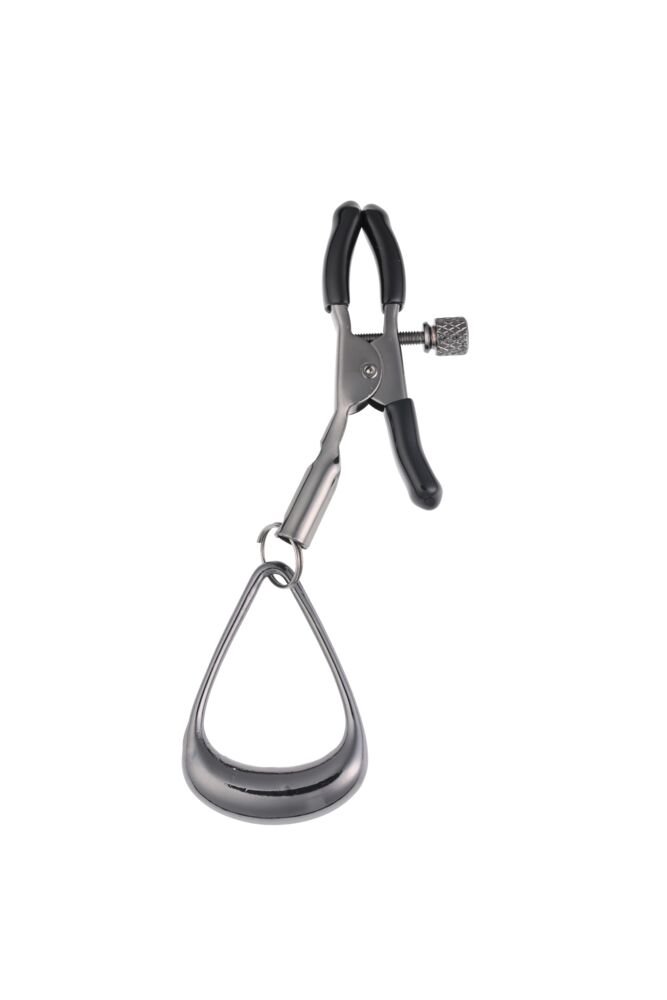 SPORTSHEETS Velvet Noir Tuggable Nipple Clamps - BONDAGE - TOYS