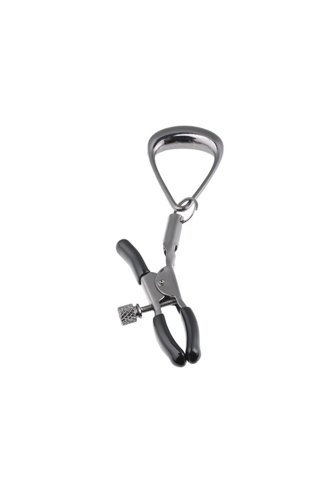 SPORTSHEETS Velvet Noir Tuggable Nipple Clamps - BONDAGE - TOYS