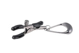 SPORTSHEETS Velvet Noir Tuggable Nipple Clamps - BONDAGE - TOYS