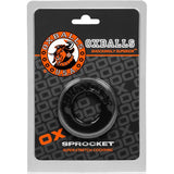 Sprocket Cockring Black - Adult Toys