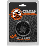 Sprocket Cockring Black - Adult Toys
