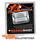 Squeeze Short Ballstretcher Clear - Adult Toys