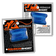 Squeeze Short Ballstretcher Blue Fire - Adult Toys
