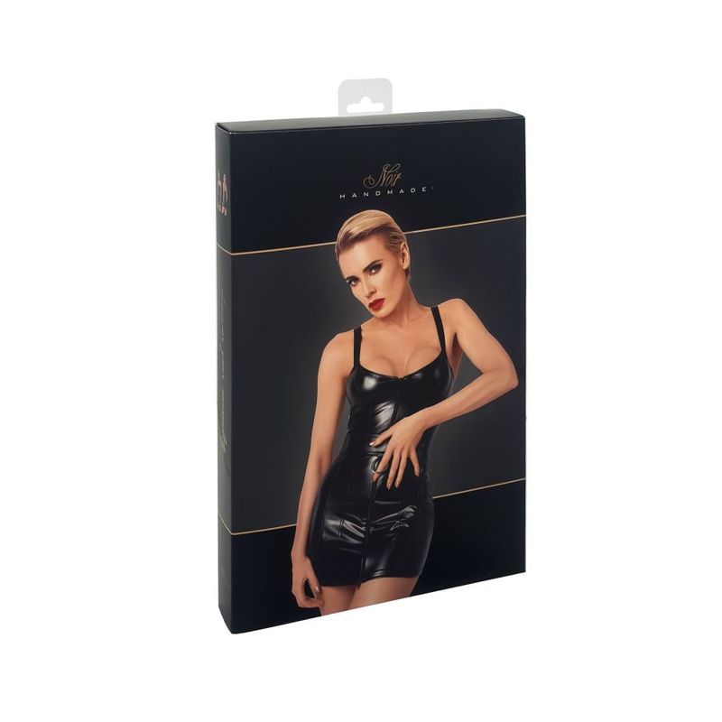 Starlet Wetlook Minidress w Ring Belt - Lingerie