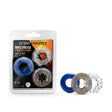 Stay Hard Triple Stretch - Coloured Cock Rings - Set of 3 - COCK RINGS