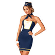 Stewardess 4 Pc Uniform - Lingerie