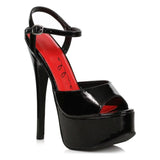 Stiletto Sandal Black 6.5in - Lingerie