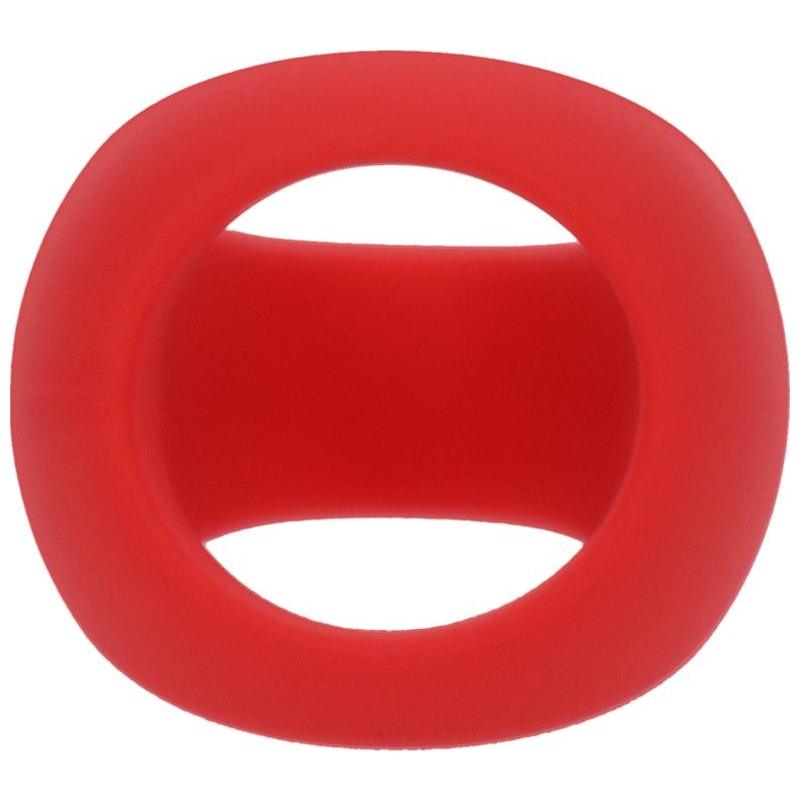 Stirrup Silicone Cock Ring Crimson - Naughty by Nature Adult Store