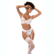Stretch Mesh Long Sleeved Dress w Thong - Lingerie