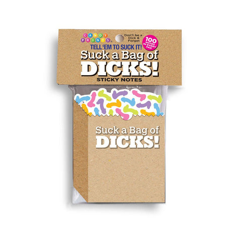 Suck A Bag Of Dicks! Sticky Notes - 100 Pack - NOVELTIES