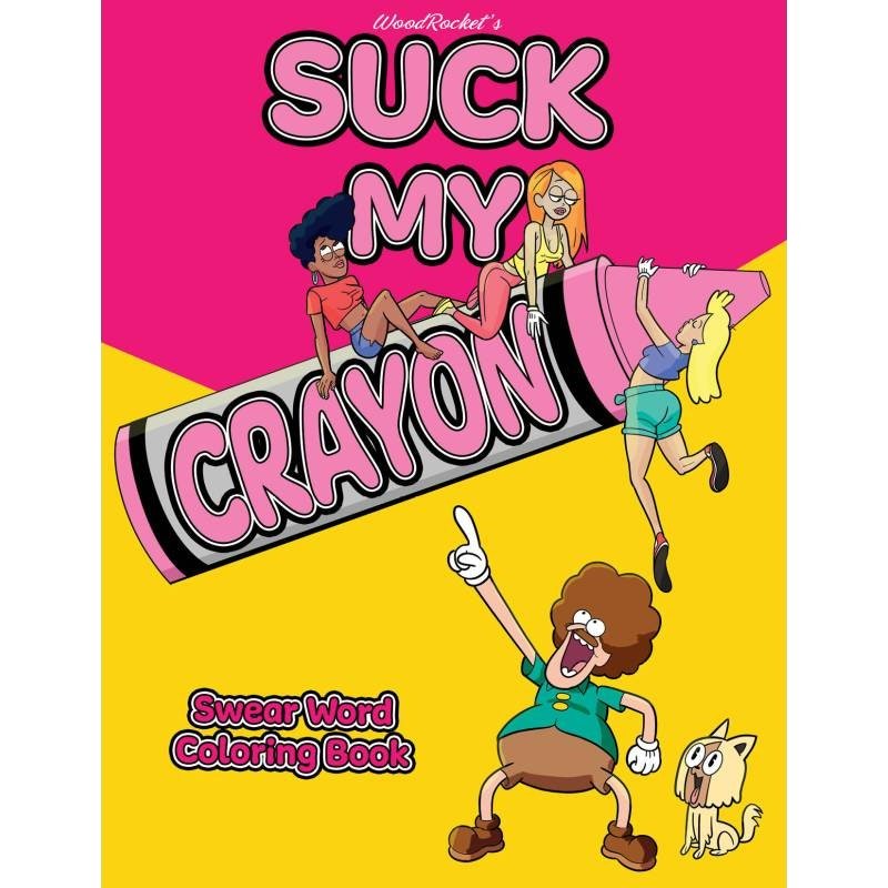 Suck My Crayon Colouring Book - Adult Toys