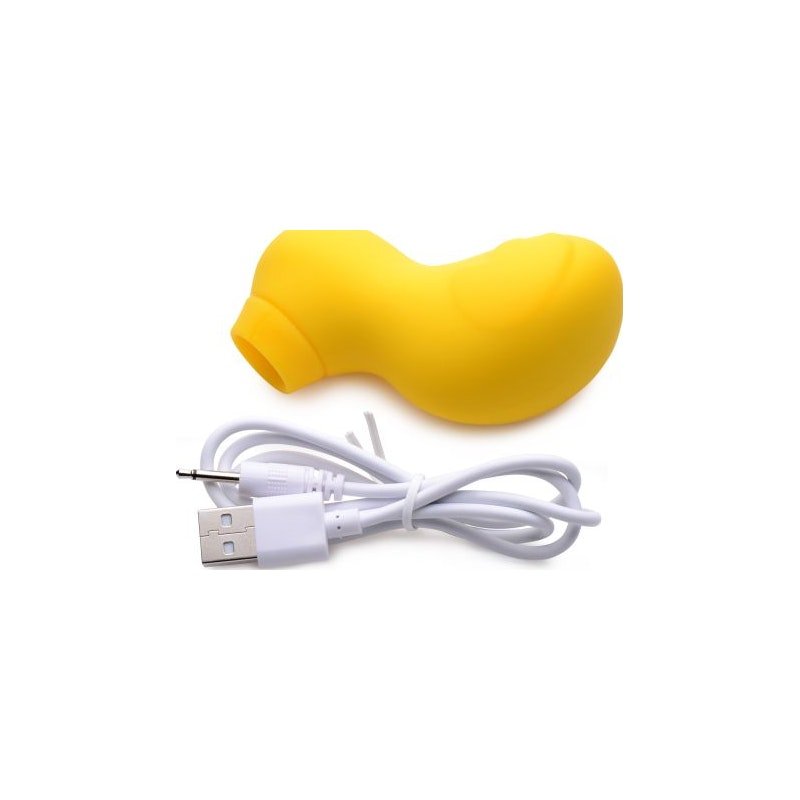 Sucky Ducky Silicone Clitoral Stimulator Yellow - Adult Toys