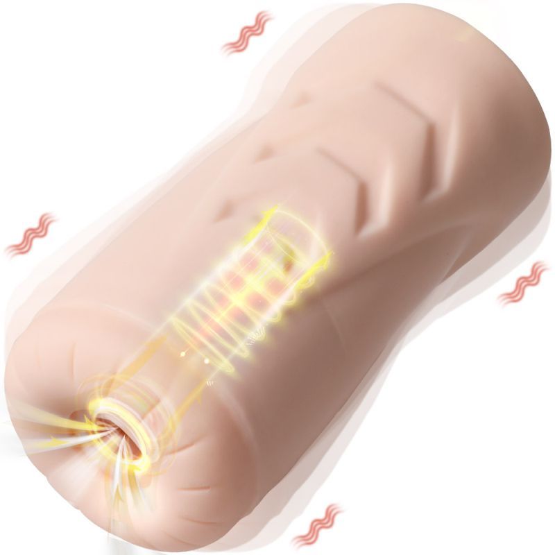 Suctroker Dual Density Vibrating Sucking Vaginal Masturbator V1 - Adult Toys