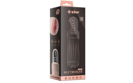 Suctroker Dual Density Vibrating Sucking Vaginal Masturbator V3 - Adult Toys