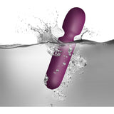 SugarBoo Playful Passion Wand Vibe Burgundy - Adult Toys