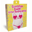 Super Fun Gummy Heart Shaped Bikini - Naughty by Nature Adult Store