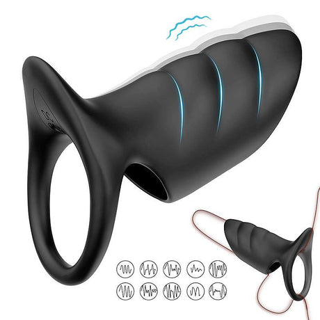 Surge Vibrating Penis Sleeve Cock Ring - Adult Toys