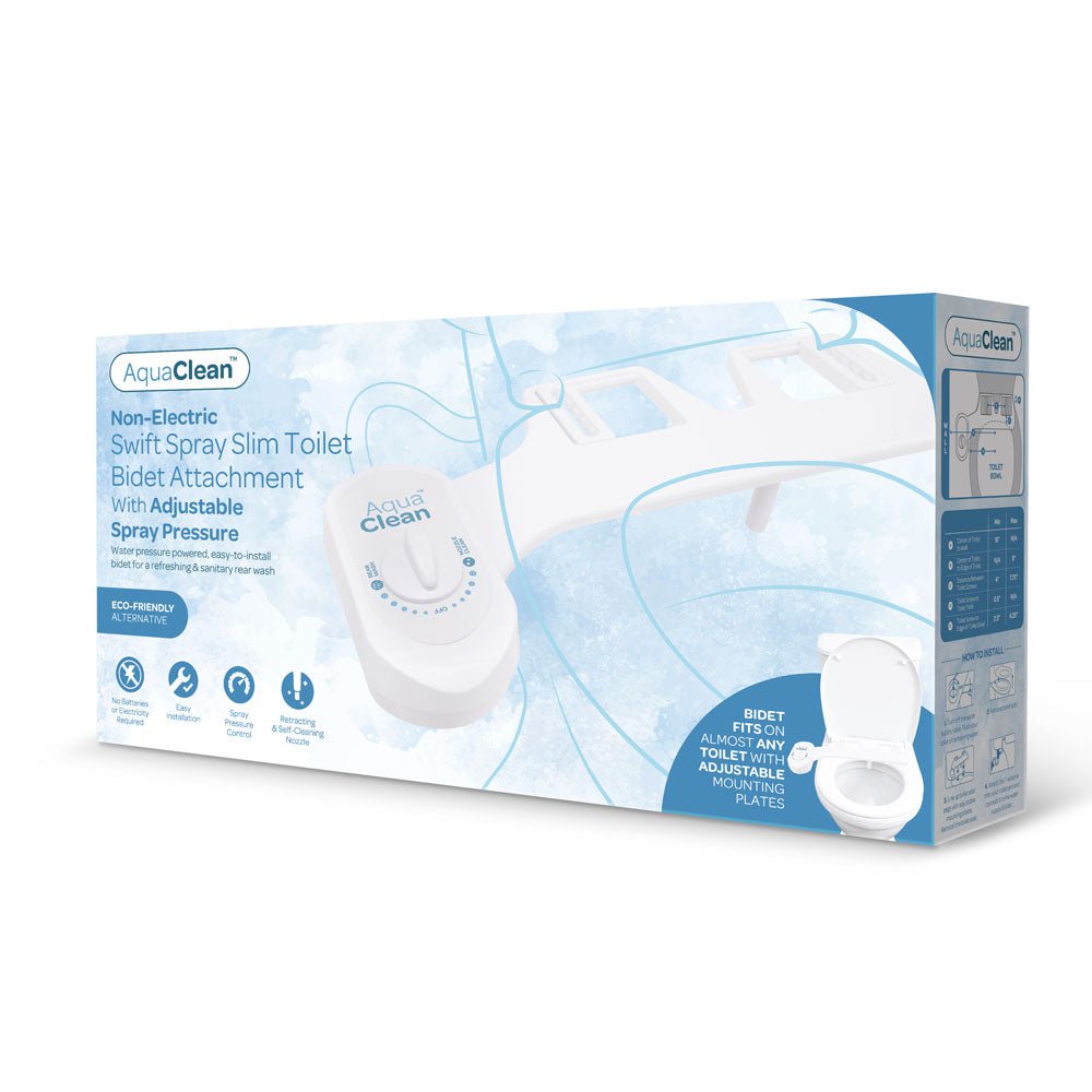 Swift Spray Slim Toilet Bidet Sprayer Kit For Easy Personal Hygiene - HEALTH CARE