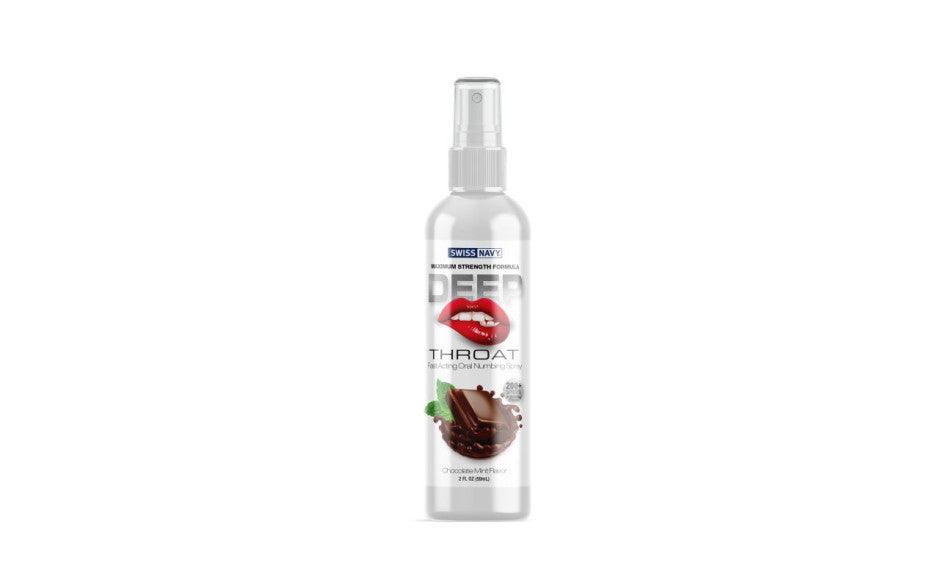 Swiss Navy Chocolate Mint Deep Throat Spray 2oz/59ml - Lotions & Potions