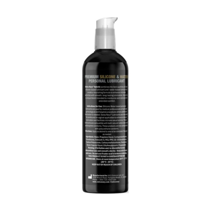 Swiss Navy Hybrid Lubricant 8oz/237ml - Lotions & Potions